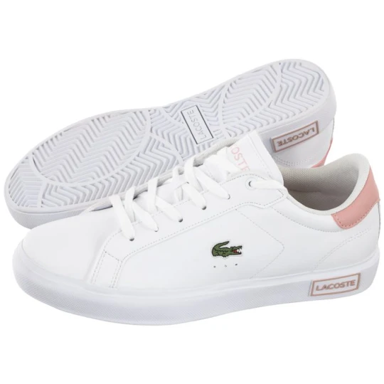 Zdjęcie produktu Sneakersy Powercourt 0721 1 SUJ WHT / LT PNK 7-41SUJ00141Y9 (LC389-a) Lacoste