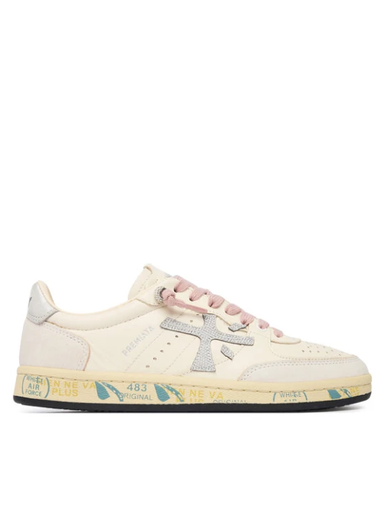 Zdjęcie produktu Sneakersy Premiata Bsktclad Bskt Clayd Var 8467 Kremowy
