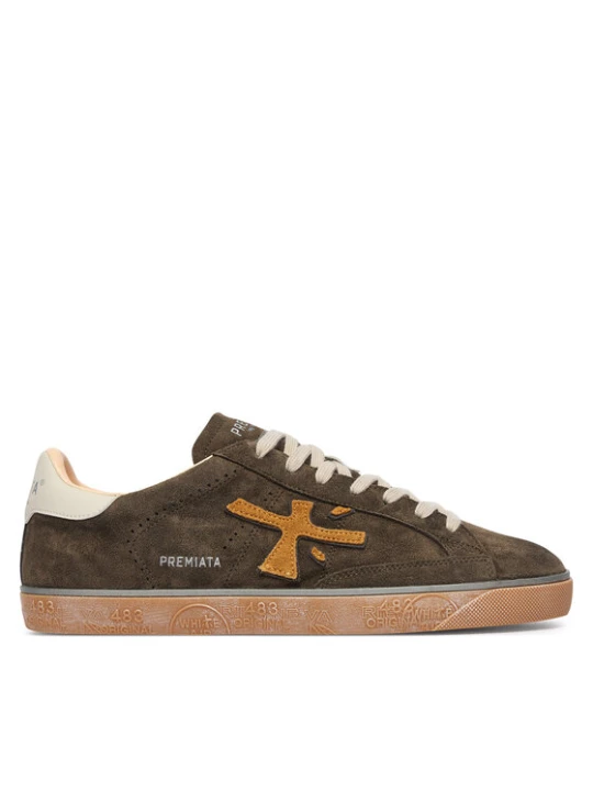 Zdjęcie produktu Sneakersy Premiata Steven Var 7627 Zielony ciemny
