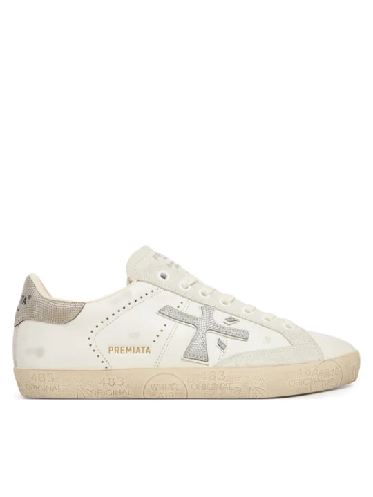 Zdjęcie produktu Sneakersy Premiata Stevend Var 8127 Écru Kremowy