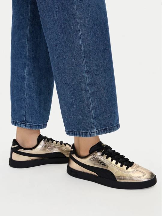 Zdjęcie produktu Sneakersy Puma Club II Era Metallic Whisper 404461 01 Złoty