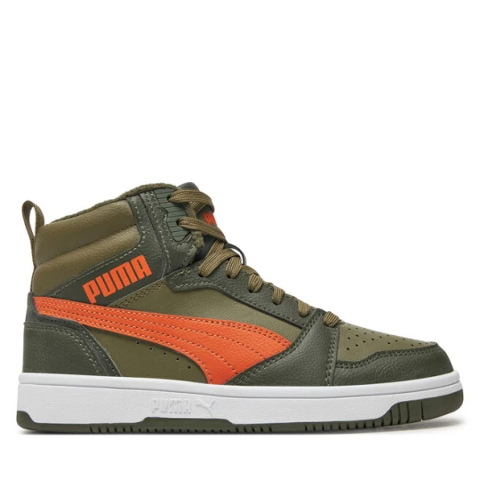 Zdjęcie produktu Sneakersy Puma Rebound V6 Mid Wtr Jr 394685 05 Khaki