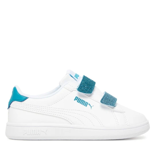 Zdjęcie produktu Sneakersy Puma Smash 3.0 L Glitter Velcro V Ps 395609 08 Biały