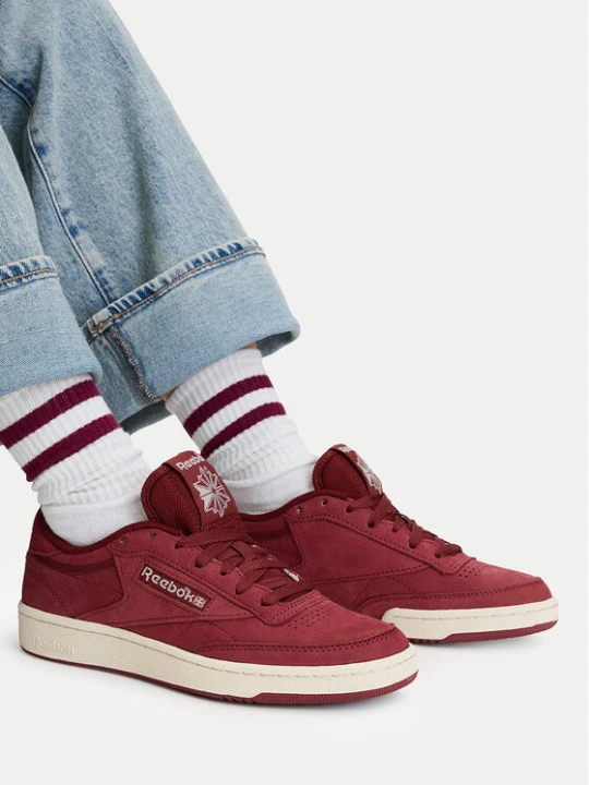 Zdjęcie produktu Sneakersy Reebok EO-CLUB C 85 100278995 Bordowy