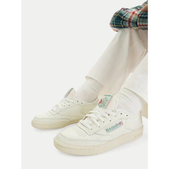 Zdjęcie produktu Sneakersy Reebok EO-CLUB C 85 VINTAGE 100007797 Écru Kremowy