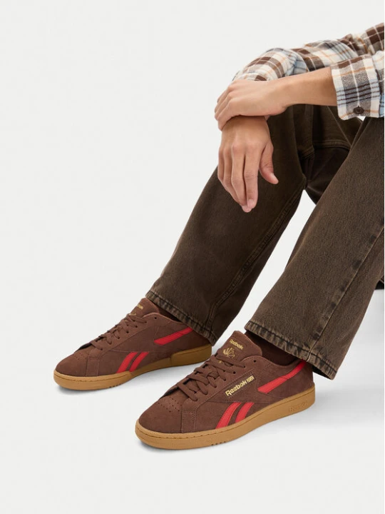 Zdjęcie produktu Sneakersy Reebok EO-CLUB C GROUNDS UK 100228143 Brązowy