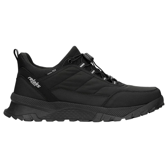 Zdjęcie produktu Czarne sneakersy relaks z membrana nano tex r 10114-11