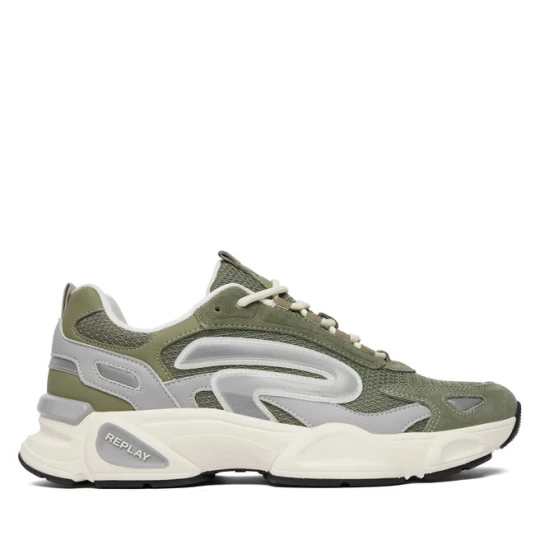 Zdjęcie produktu Sneakersy REPLAY GMSIQ.000.C0001T Zielony ciemny