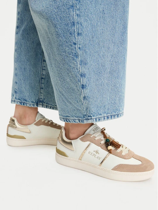 Zdjęcie produktu Sneakersy REPLAY GWSD8 .000.C000IL Kremowy