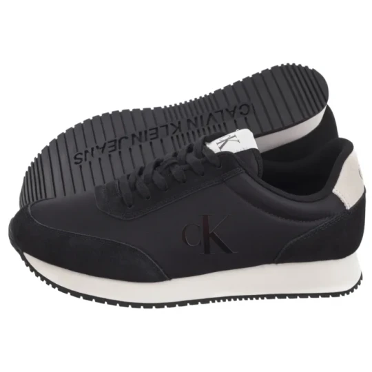 Zdjęcie produktu Sneakersy Retro Runner Iconic Snk Black / Bright White YM0YM01119 0GM (CK611-a) Calvin Klein
