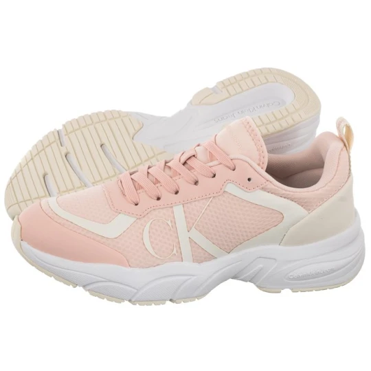Zdjęcie produktu Sneakersy Retro Tennis Over Mesh Wn Peach Blush/Creamy White YW0YW00946 0JV (CK252-a) Calvin Klein