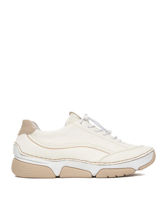 Zdjęcie produktu Sneakersy Rieker 45969-80 Écru Kremowy