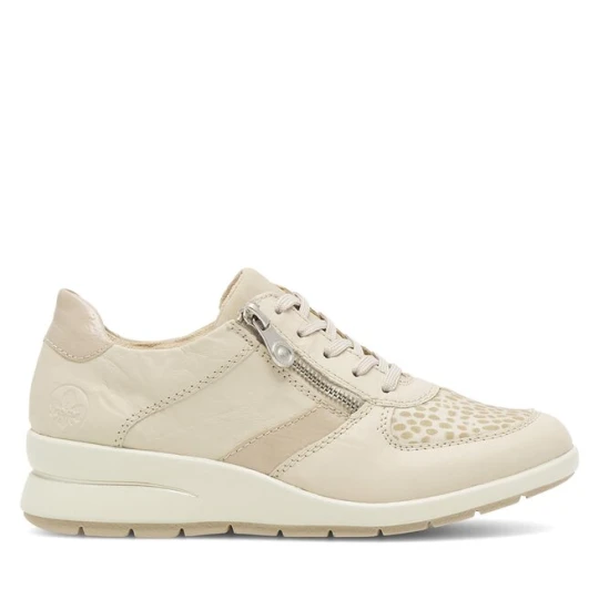 Zdjęcie produktu Sneakersy Rieker L4821-60 Écru Kremowy