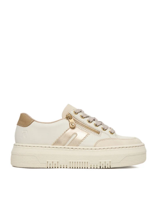 Zdjęcie produktu Sneakersy Rieker M1912-80 Écru Kremowy