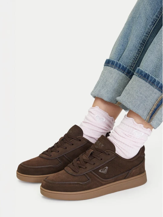 Zdjęcie produktu Sneakersy Roxy EOBR-RLY-2606 Brązowy ciemny