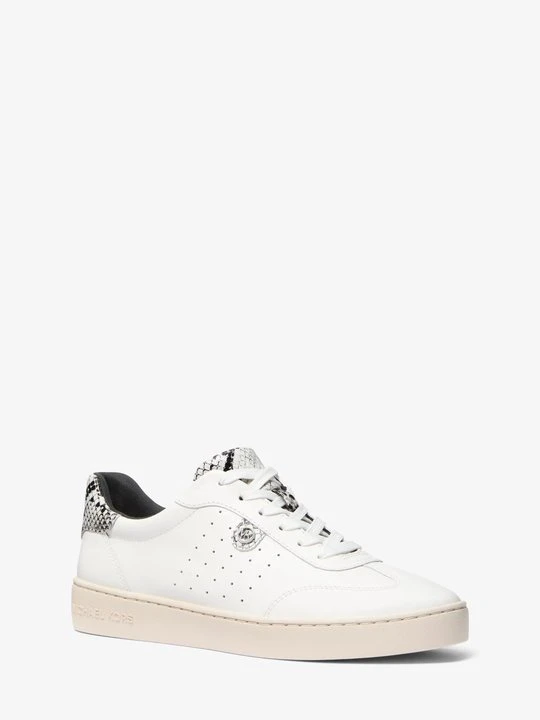 Zdjęcie produktu Sneakersy Scotty ze skóry z fakturą łuski węża Michael Kors ALUMINIUM (Szary)