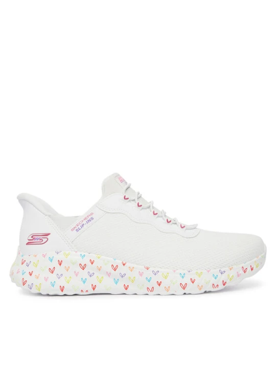 Zdjęcie produktu Sneakersy Skechers BOBS Sport Squad Chaos 117249 / WHT Biały