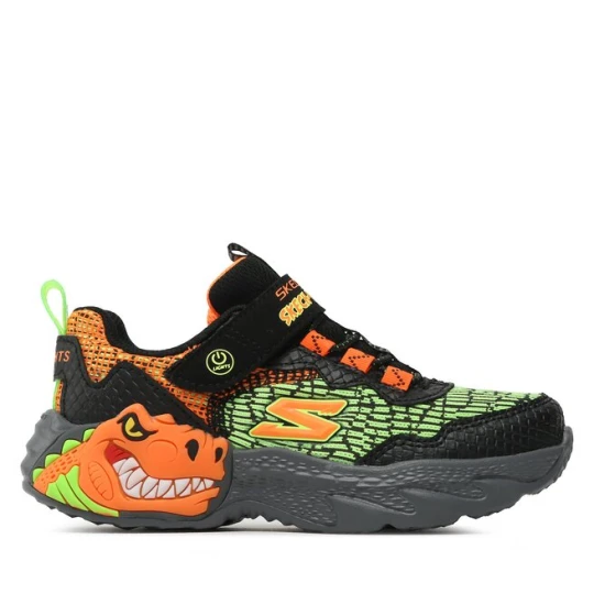Zdjęcie produktu Sneakersy Skechers Dino Lights 400615L/BKOR Czarny