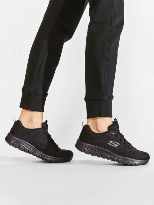 Zdjęcie produktu Sneakersy Skechers Get Connected 12615/BBK Czarny