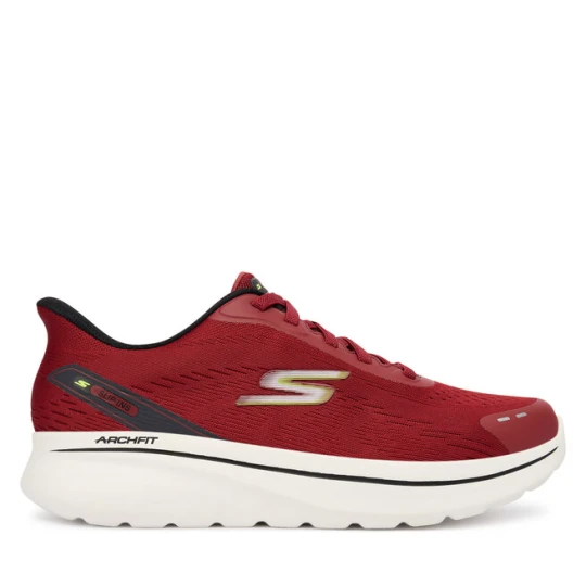 Zdjęcie produktu Sneakersy Skechers Go Walk Arch Fit N-Joy 217075 DKRD Bordowy