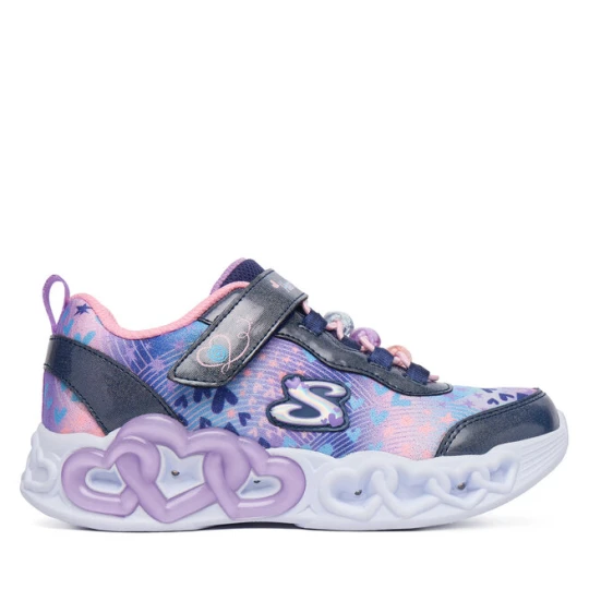 Zdjęcie produktu Sneakersy Skechers Infinite Heart Lights 303261L/NVMT Fioletowy