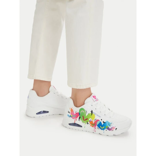 Zdjęcie produktu Sneakersy Skechers Jason Naylor: Uno - Open Your Heart 190008 / WMLT Biały