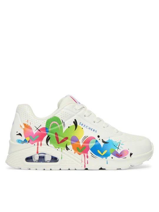 Zdjęcie produktu Sneakersy Skechers Jason Naylor: Uno - Open Your Heart 190008 / WMLT Biały