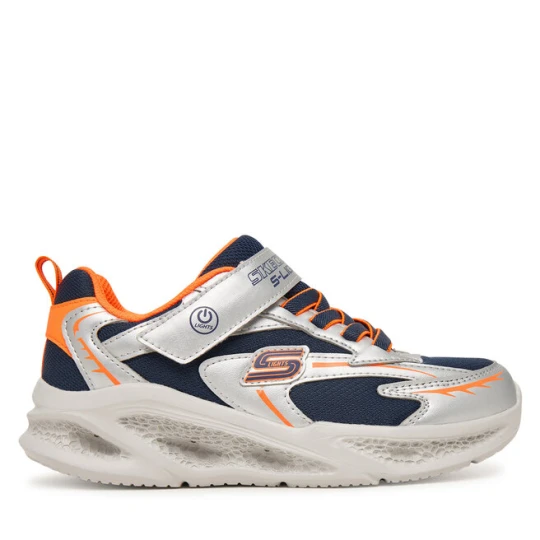 Zdjęcie produktu Sneakersy Skechers Meteor-Lights - Glow-Strider 401497L/SLOR Srebrny