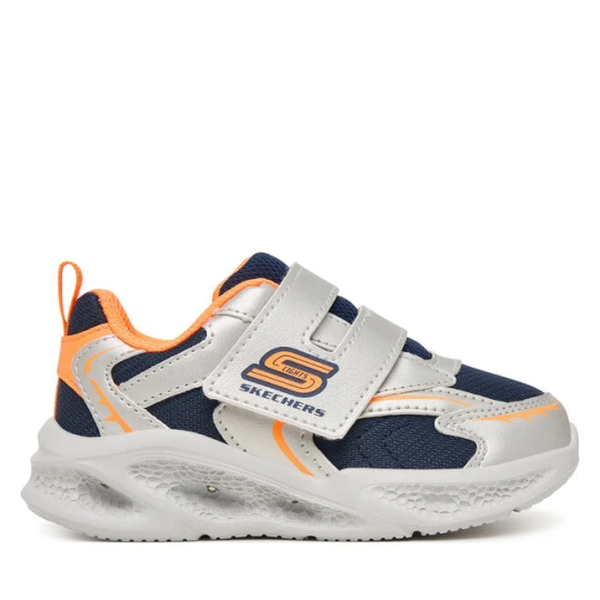 Zdjęcie produktu Sneakersy Skechers S-Lights: Meteor-Lights - Glow Spike 401498N/SLOR Srebrny