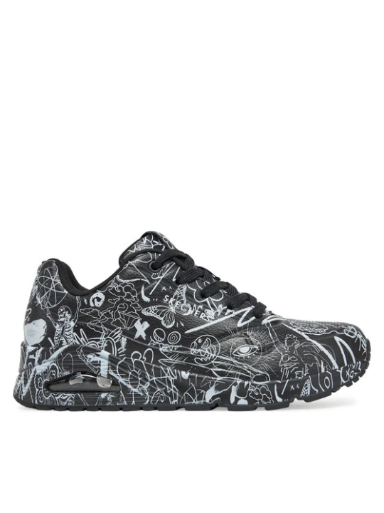 Zdjęcie produktu Sneakersy Skechers Street Uno - Process Sketch 177972/BKW Czarny