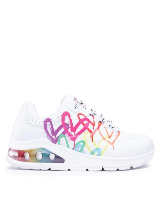 Zdjęcie produktu Sneakersy Skechers Uno 2 Floating Love 155521 / WHT Biały