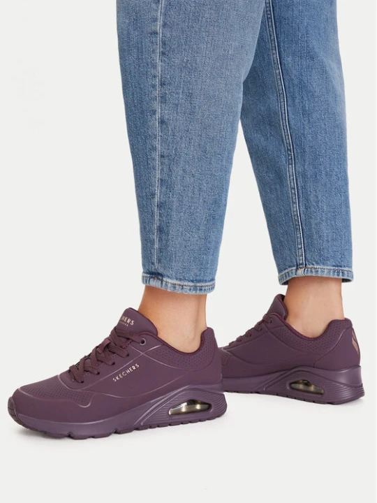 Zdjęcie produktu Sneakersy Skechers Uno 73690 / WINE Bordowy Fioletowy
