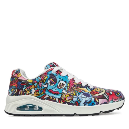 Zdjęcie produktu Sneakersy Skechers Uno - Color Doodle 183500/MLT Kolorowy