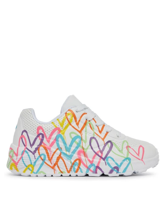 Zdjęcie produktu Sneakersy Skechers Uno Lite Spread The Love 314064L / WML Biały