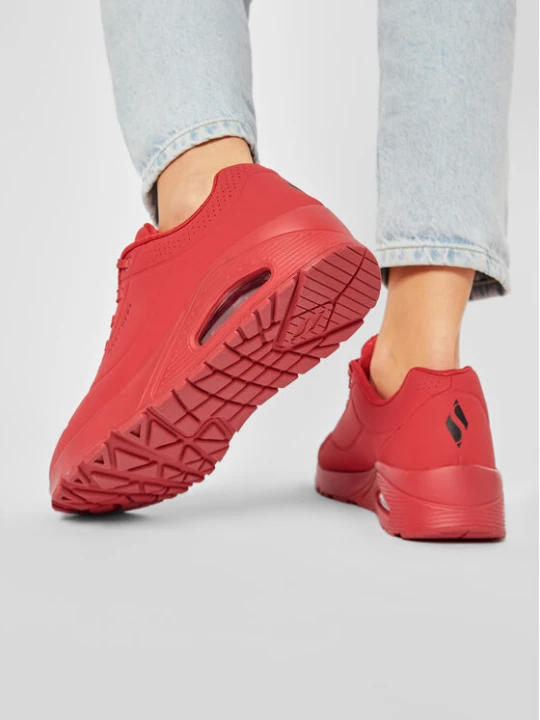 Zdjęcie produktu Sneakersy Skechers Uno Stand On Air 52458 / RED Czerwony
