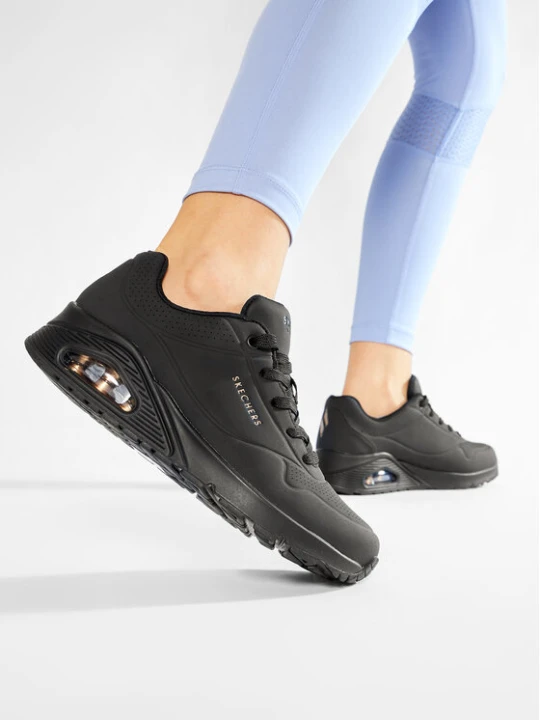 Zdjęcie produktu Sneakersy Skechers Uno-Stand On Air 73690 / BBK Czarny