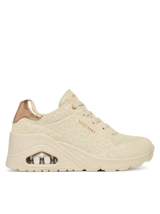 Zdjęcie produktu Sneakersy Skechers Uno Wedge - Safari Daze 177521 / OFWT Beżowy