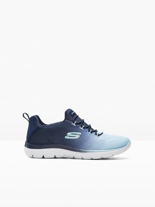 Zdjęcie produktu Sneakersy Skechers z pianką memory BonPrix niebieski