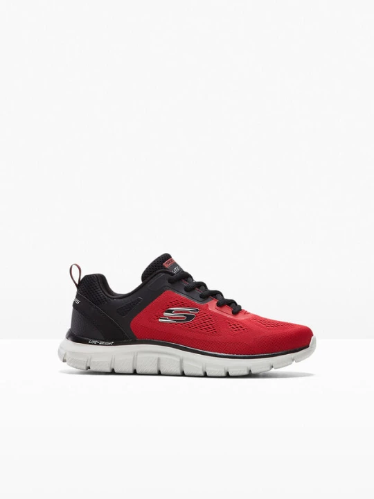 Zdjęcie produktu Sneakersy Skechers z pianką memory BonPrix czerwony