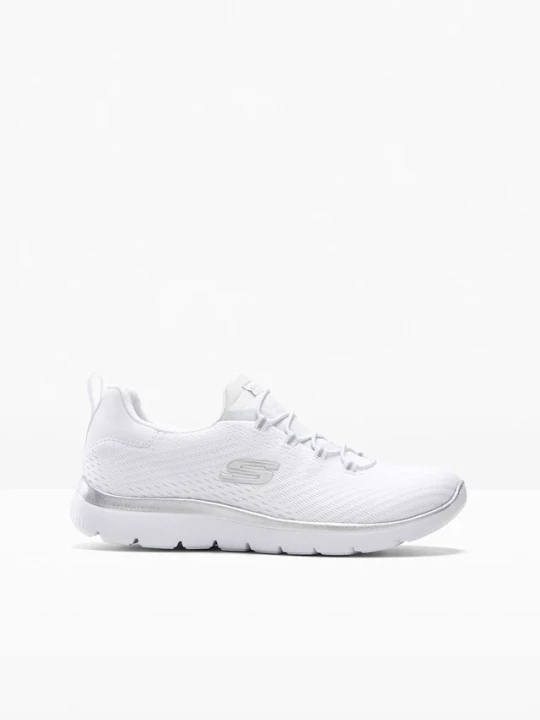 Zdjęcie produktu Sneakersy Skechers z pianką memory BonPrix biały