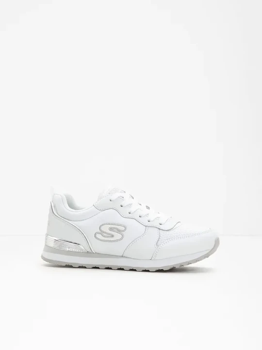 Zdjęcie produktu Sneakersy Skechers z pianką memory BonPrix biały