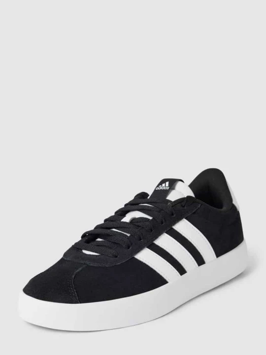 Zdjęcie produktu Sneakersy ze skóry z detalem z logo model ‘VL COURT 3.0’ Adidas Czarny
