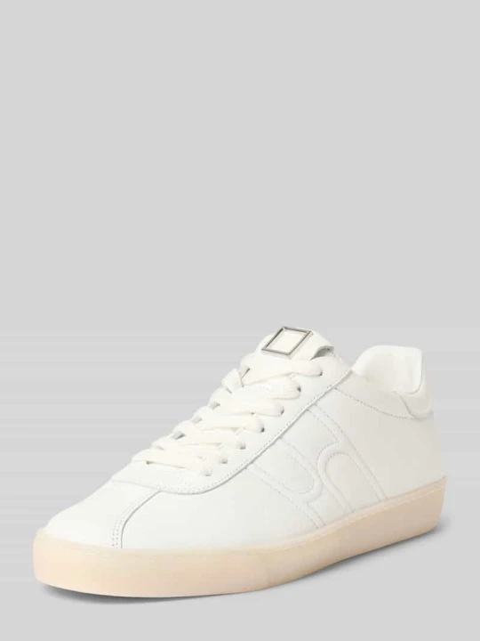 Zdjęcie produktu Sneakersy ze skóry z gumową podeszwą HÖGL Biały