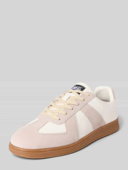 Zdjęcie produktu Sneakersy ze skóry ze sznurowaniem model 'Waltor' Steve Madden Biały