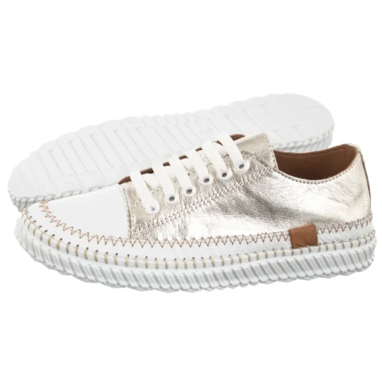 Zdjęcie produktu Sneakersy Srebrne V467-04692-01SIL (VE919-a) Venezia