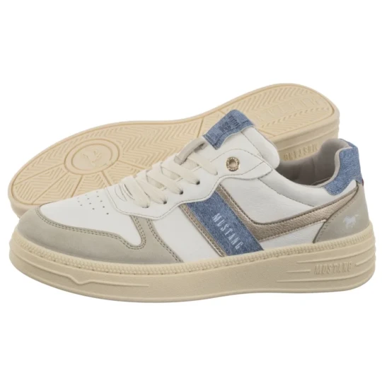 Zdjęcie produktu Sneakersy Szare/Białe 1510-301-238 (MU576-c) Mustang