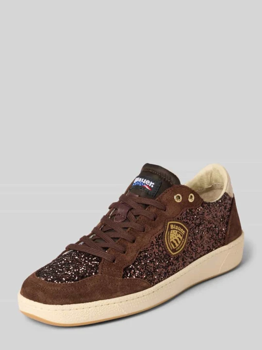 Zdjęcie produktu Sneakersy sznurowane Blauer Usa Ciemnobrązowy