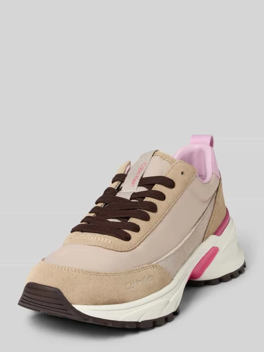 Zdjęcie produktu Sneakersy z wiązaniem Calvin Klein Jeans Beżowy