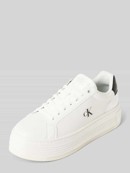 Zdjęcie produktu Sneakersy sznurowane Calvin Klein Jeans Biały