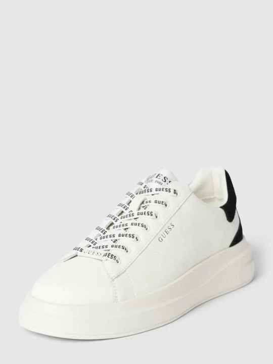 Zdjęcie produktu Sneakersy sznurowane model ‘ELBA’ Guess Biały